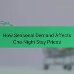 How Seasonal Demand Affects One-Night Stay Prices